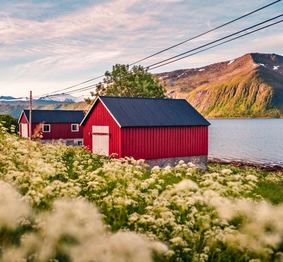 Scenic Red Barn