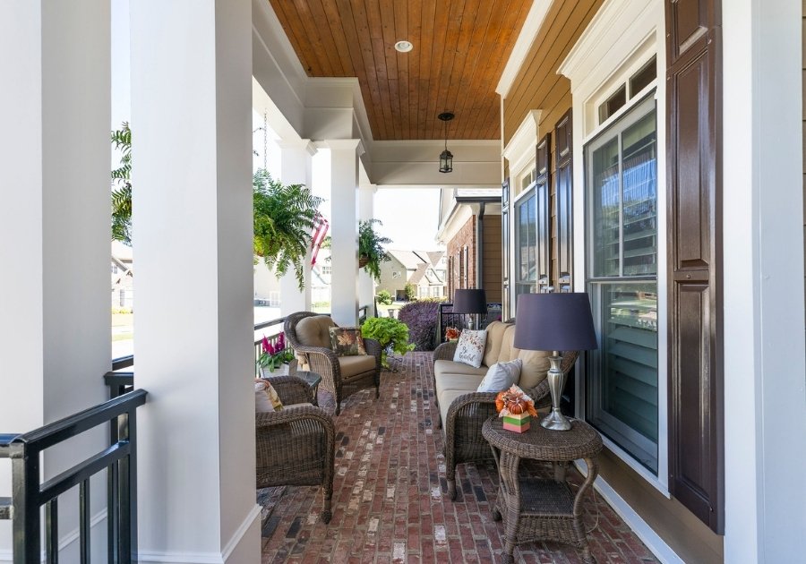 Stylish Covered Porch